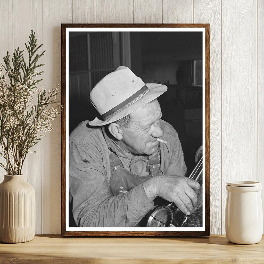 Colfax Tractor and Combine Repair Shop July 1941 - Available at KNOWOL