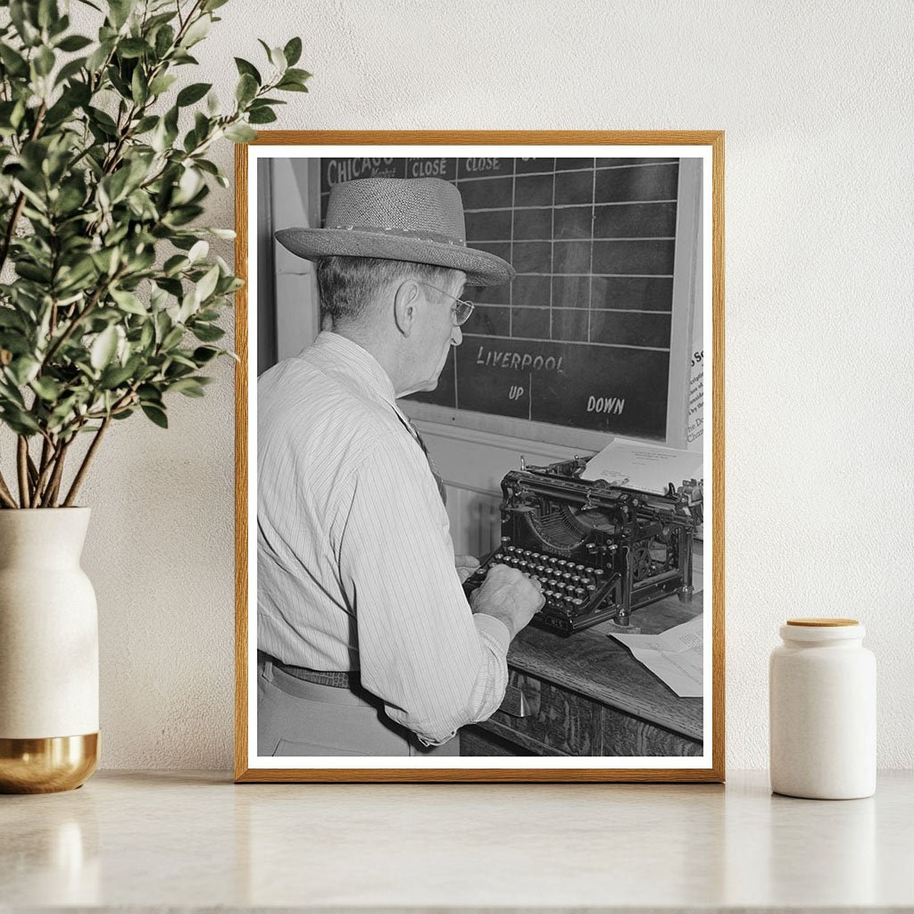 Colfax Washington Grain Broker July 1941 Image - Available at KNOWOL