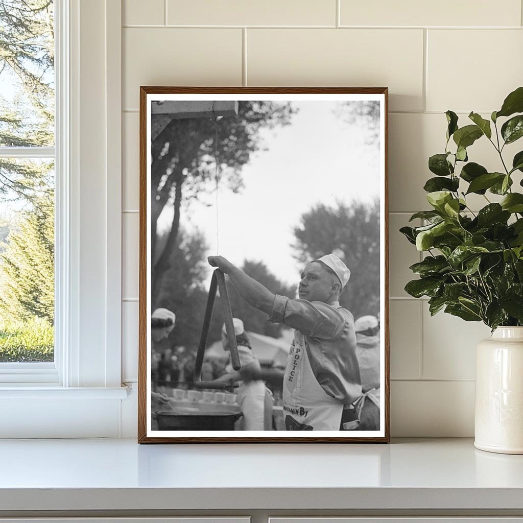 Community Barbecue Gathering in Ridgway Colorado 1944 - Available at KNOWOL