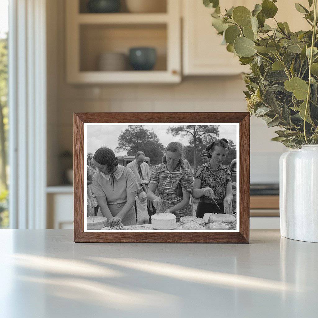 Community Cake Cutting in Pie Town New Mexico 1940 - Available at KNOWOL