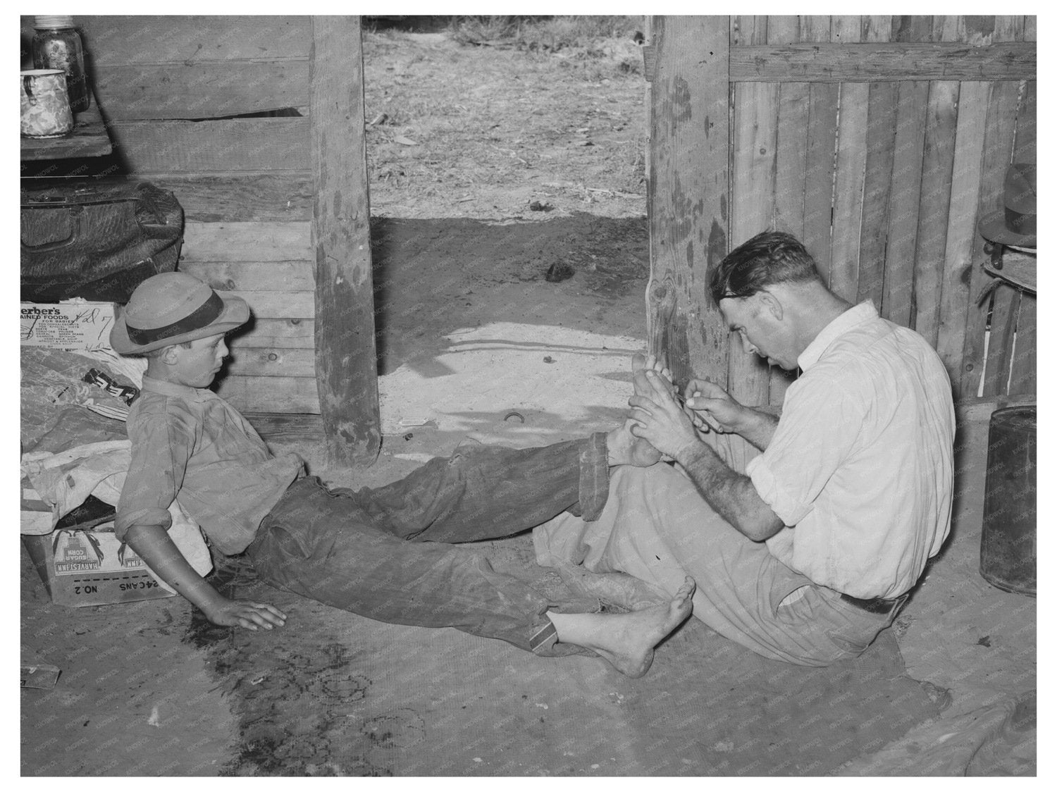 Community Care at Mays Avenue Camp Oklahoma City 1939 - Available at KNOWOL