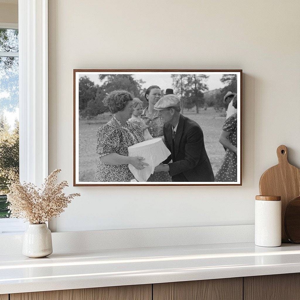 Community Dinner in Pie Town New Mexico June 1940 - Available at KNOWOL