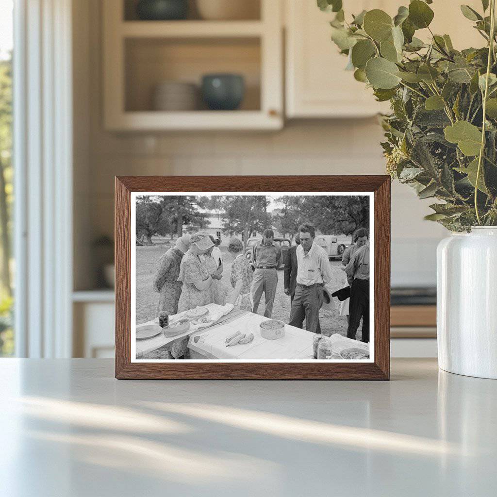 Community Gathering in Pie Town New Mexico June 1940 - Available at KNOWOL