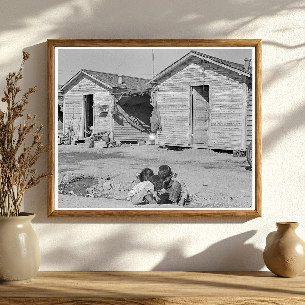 Company Housing for Cotton Workers Corcoran California 1936 - Available at KNOWOL