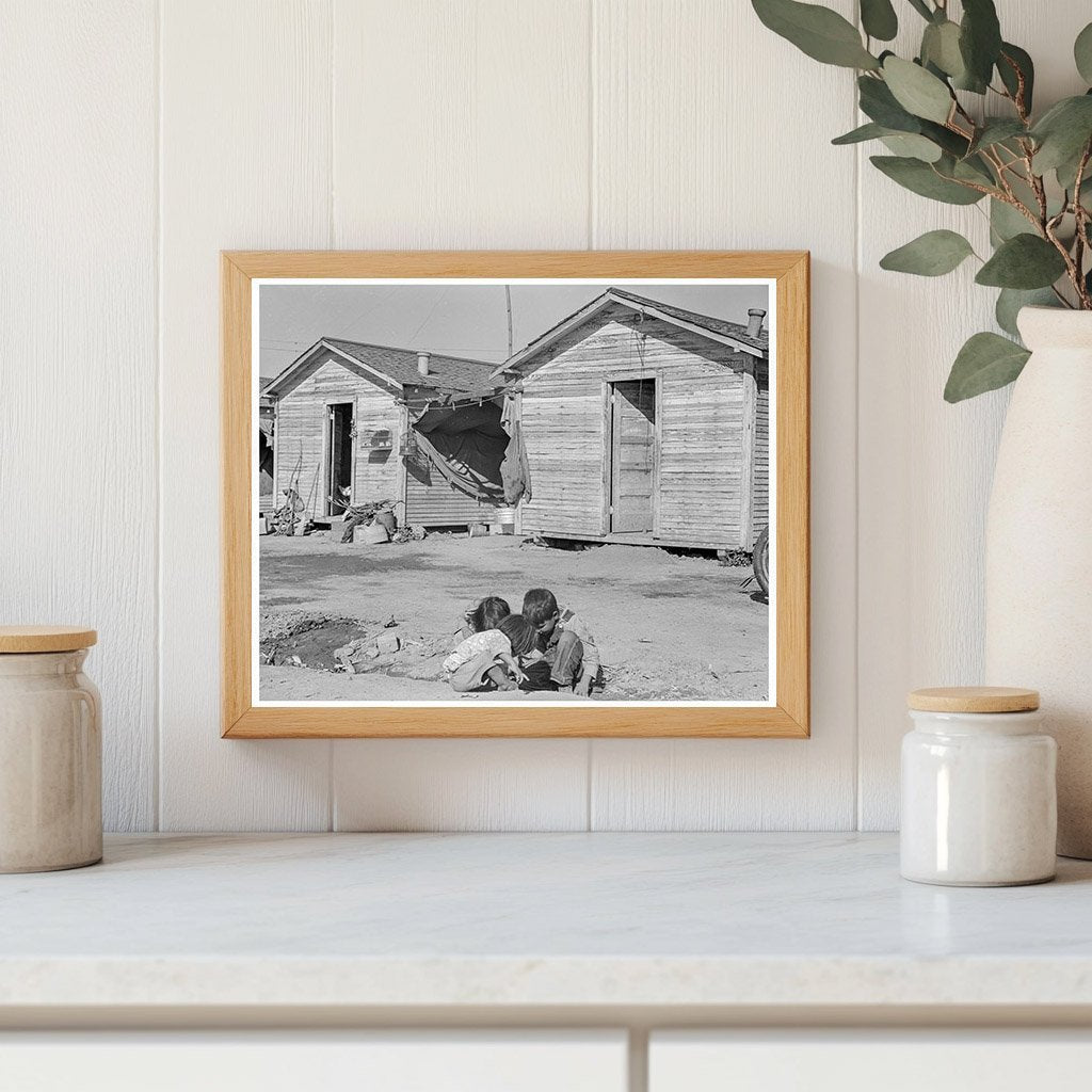 Company Housing for Cotton Workers Corcoran California 1936 - Available at KNOWOL