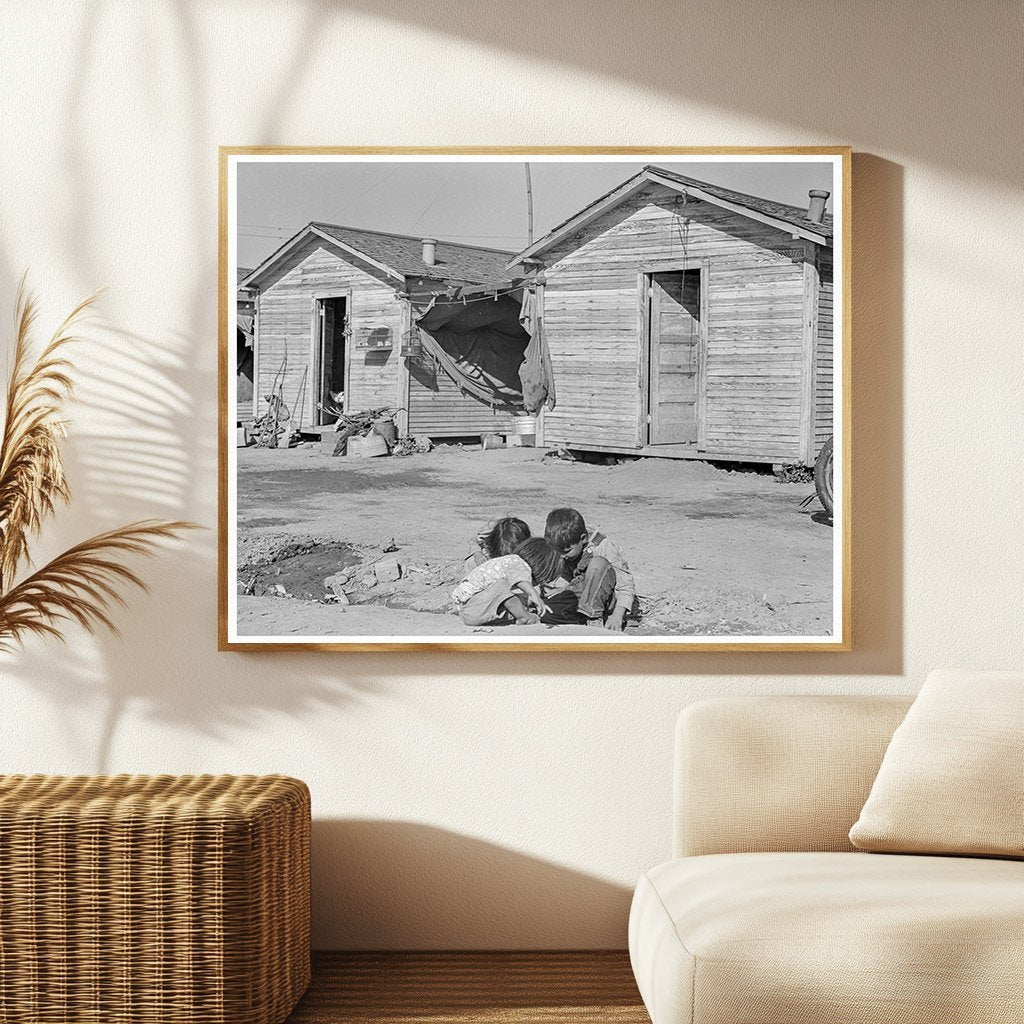 Company Housing for Cotton Workers Corcoran California 1936 - Available at KNOWOL