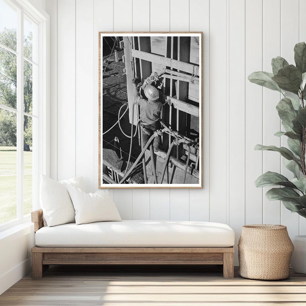 Concrete Construction at Shasta Dam December 1941 - Available at KNOWOL