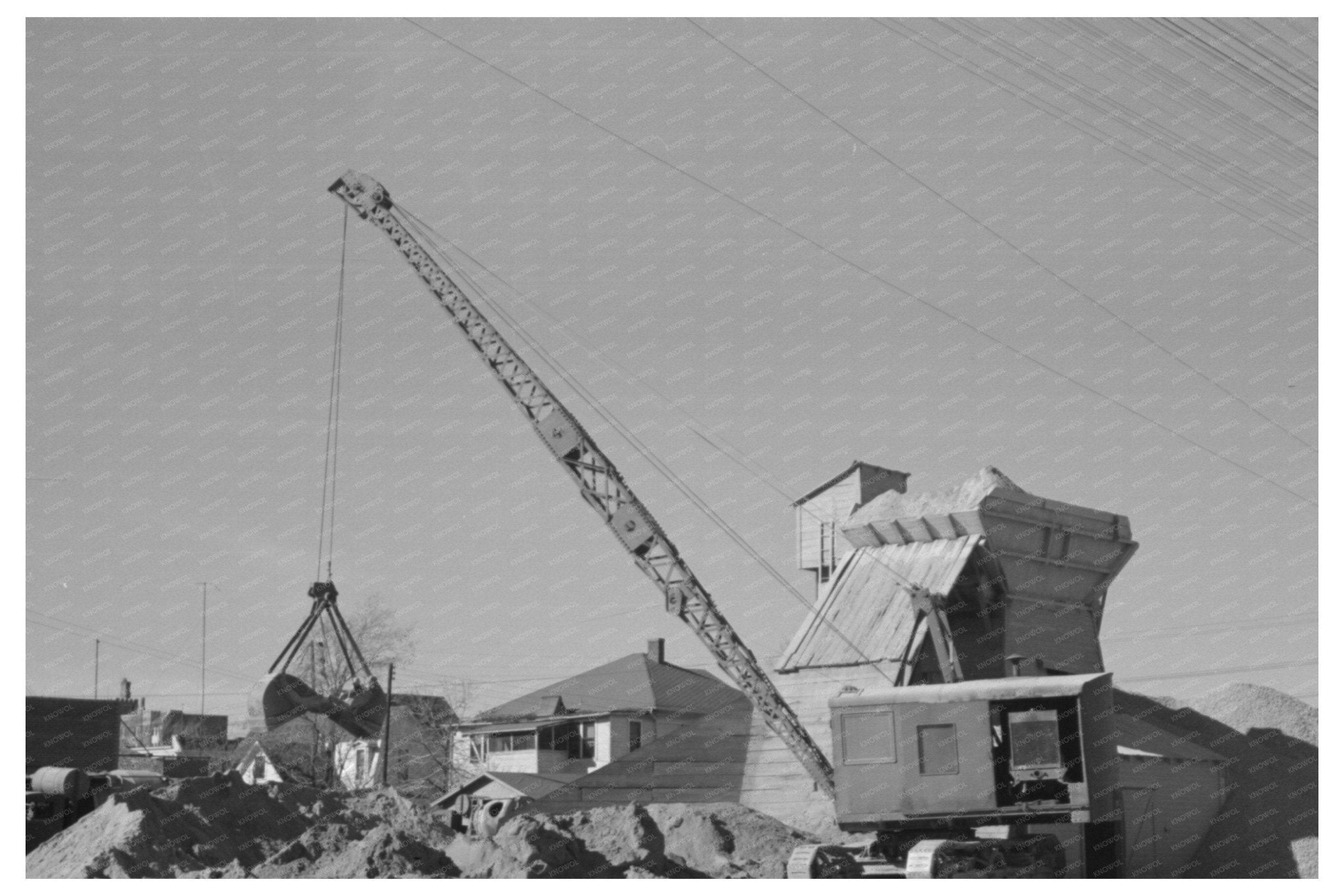 Concrete Mixing Plant Oklahoma City 1940 - Available at KNOWOL