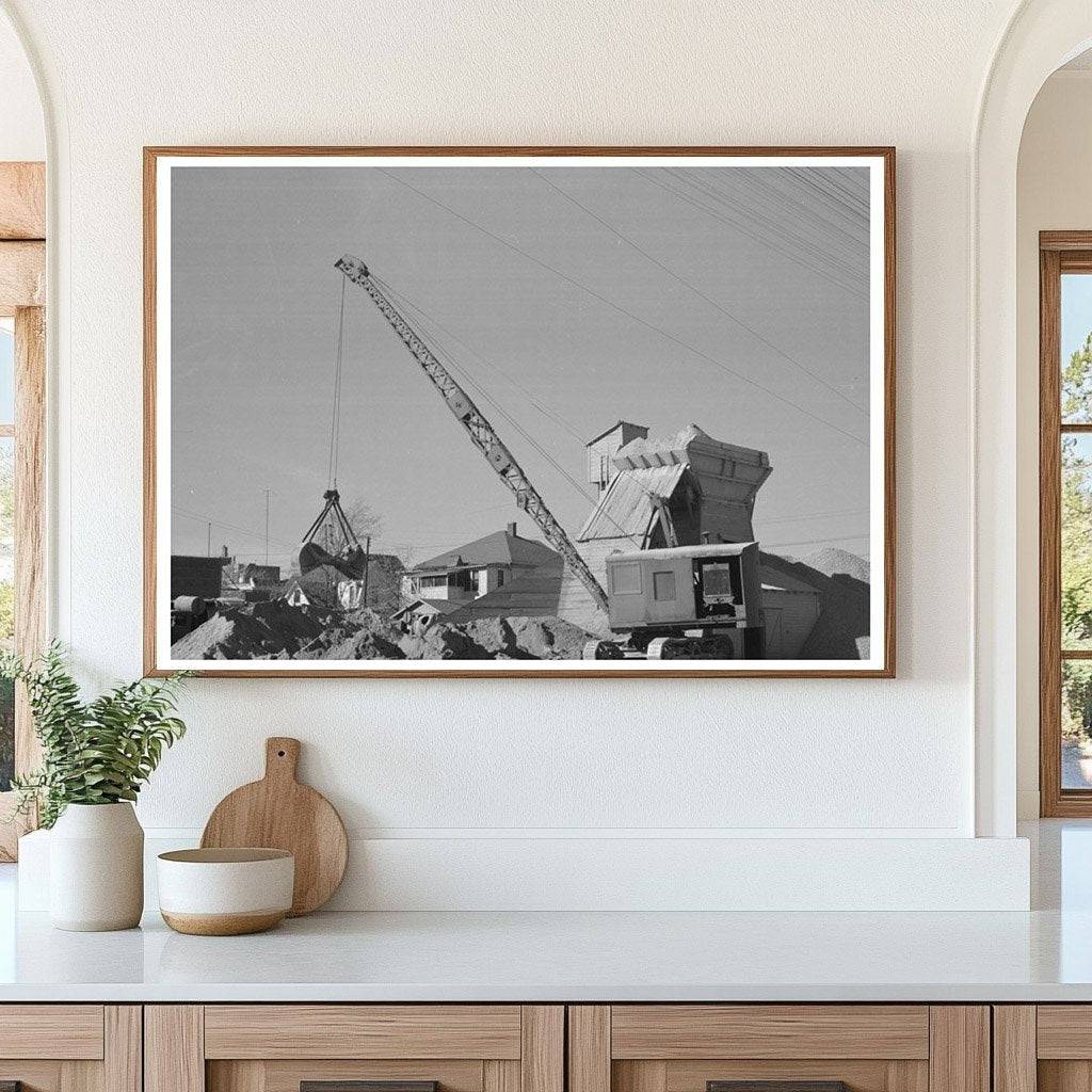 Concrete Mixing Plant Oklahoma City 1940 - Available at KNOWOL
