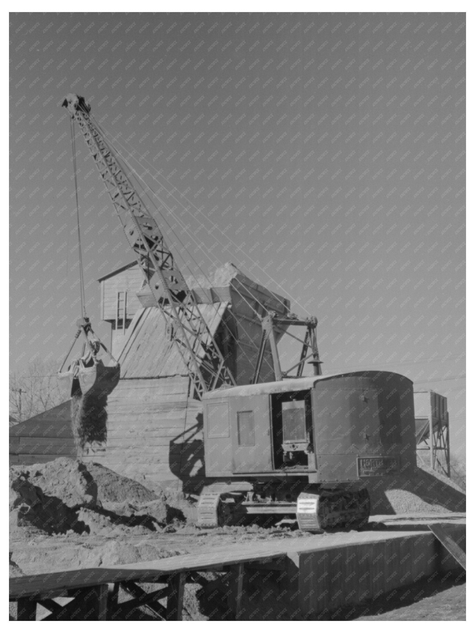 Concrete Mixing Plant Oklahoma City January 1940 - Available at KNOWOL