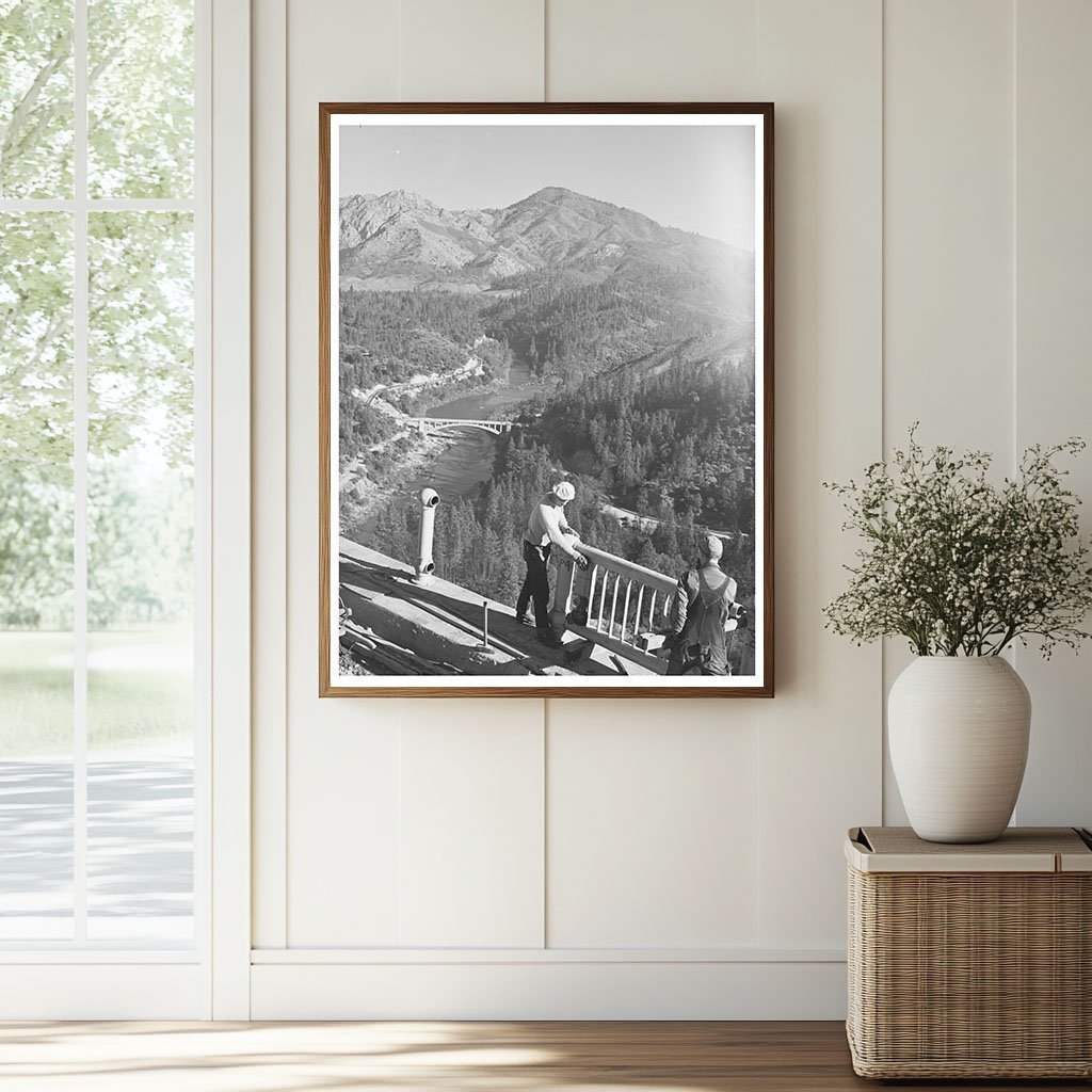 Construction of Pit River Bridge Shasta County 1941 - Available at KNOWOL