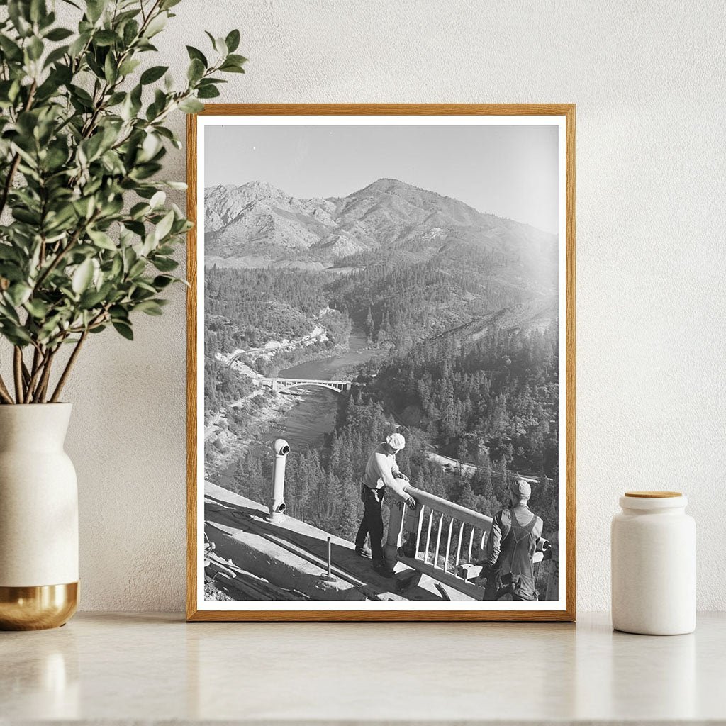 Construction of Pit River Bridge Shasta County 1941 - Available at KNOWOL