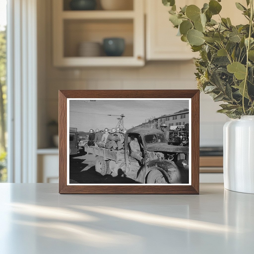 Construction Workers at Shasta Dam California 1940 - Available at KNOWOL