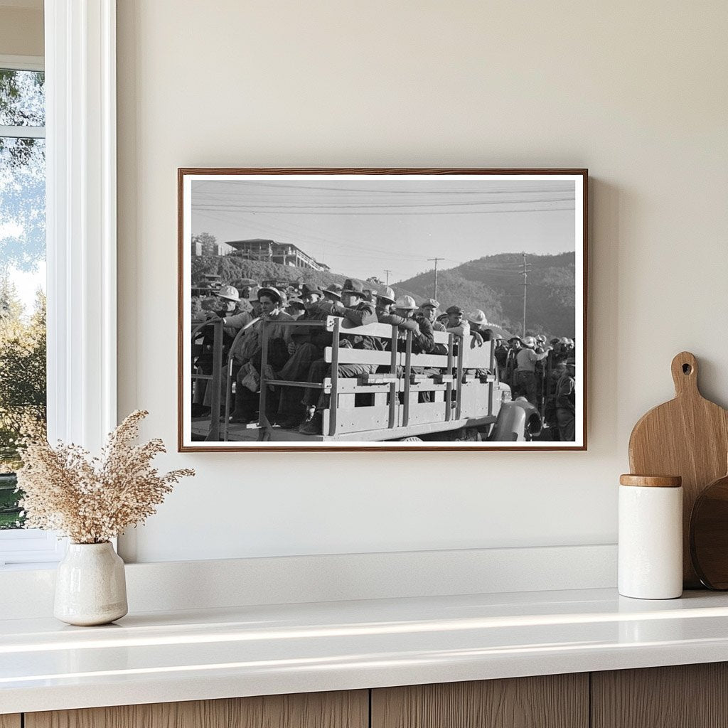 Construction Workers at Shasta Dam December 1940 - Available at KNOWOL