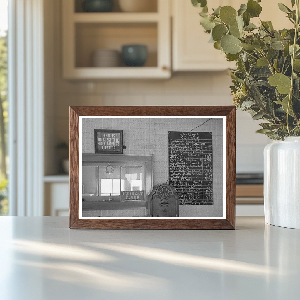 Cooperative Elevator Interior Ruthven Iowa 1936 - Available at KNOWOL