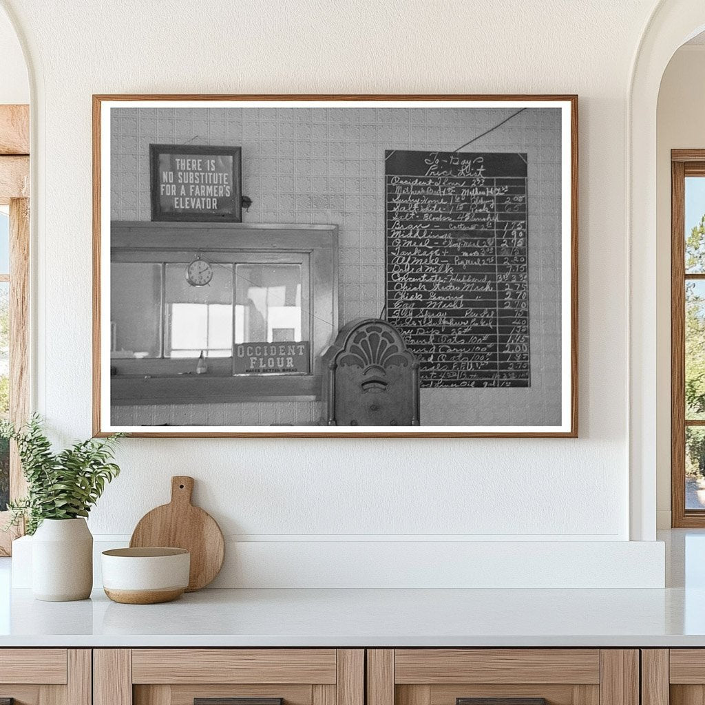 Cooperative Elevator Interior Ruthven Iowa 1936 - Available at KNOWOL