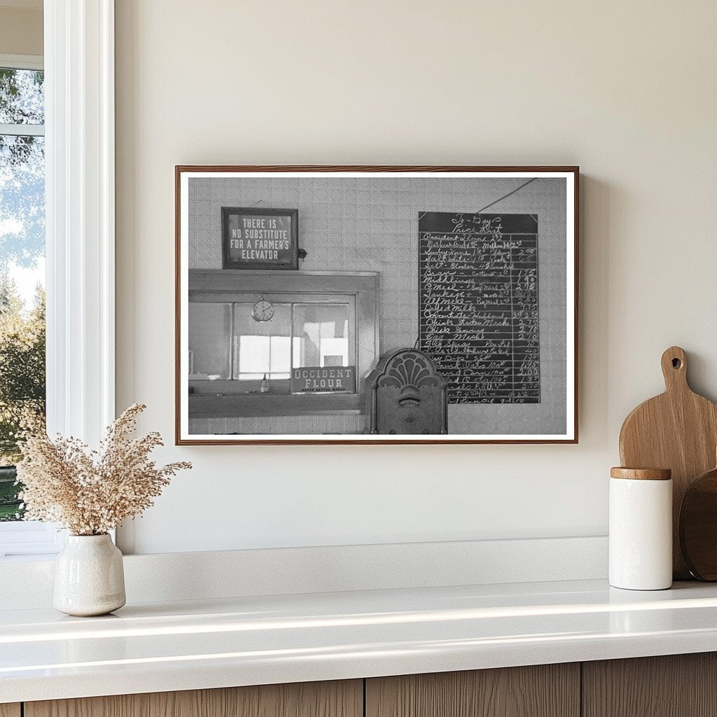 Cooperative Elevator Interior Ruthven Iowa 1936 - Available at KNOWOL