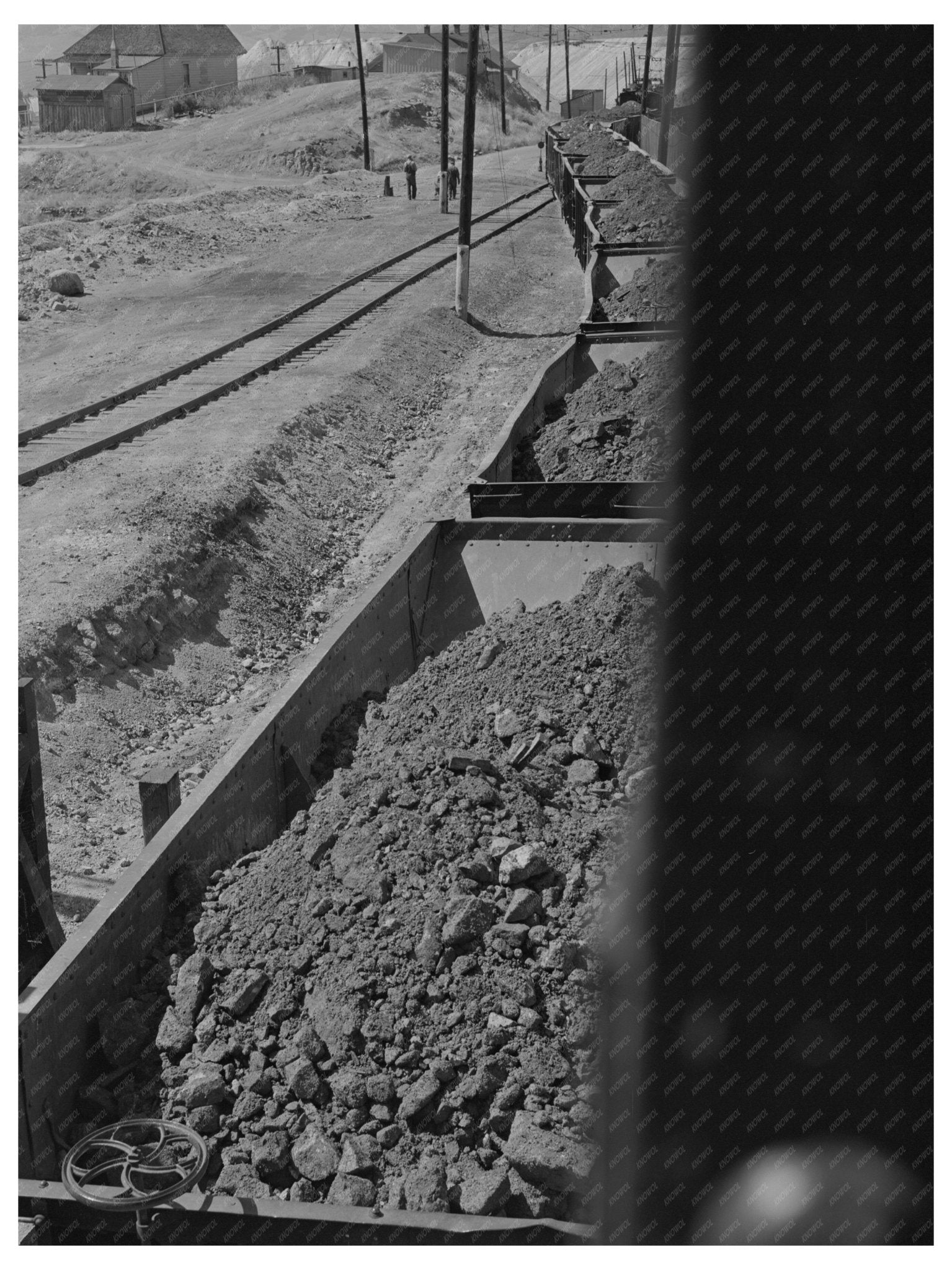 Copper Ore Train Butte Montana September 1942 - Available at KNOWOL