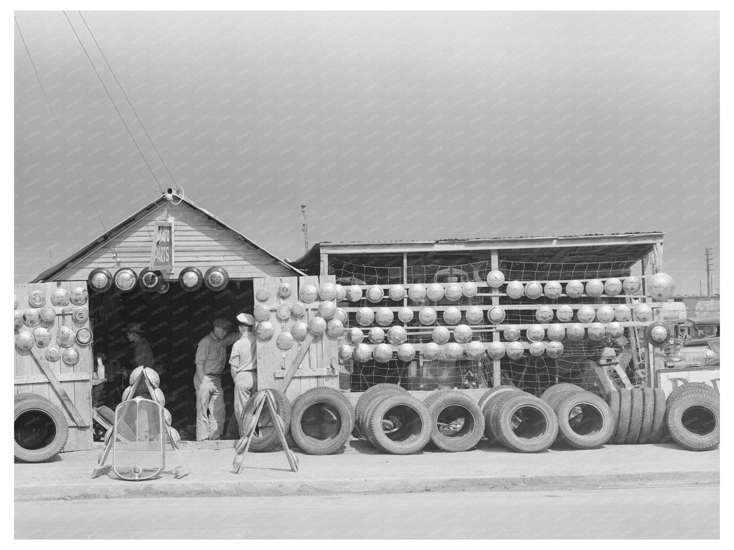 Corpus Christi Auto Parts Store February 1939 Image - Available at KNOWOL