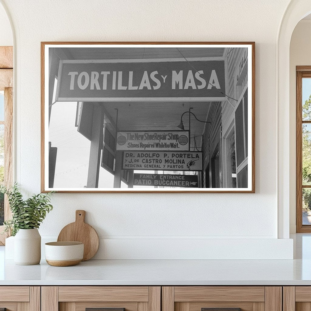 Corpus Christi Texas Balcony Signs February 1939 - Available at KNOWOL