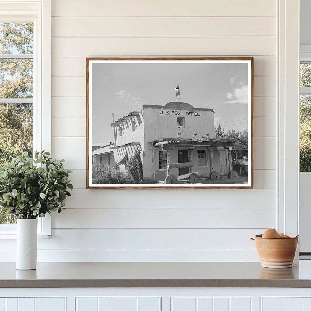 Costilla New Mexico Post Office September 1939 Image - Available at KNOWOL