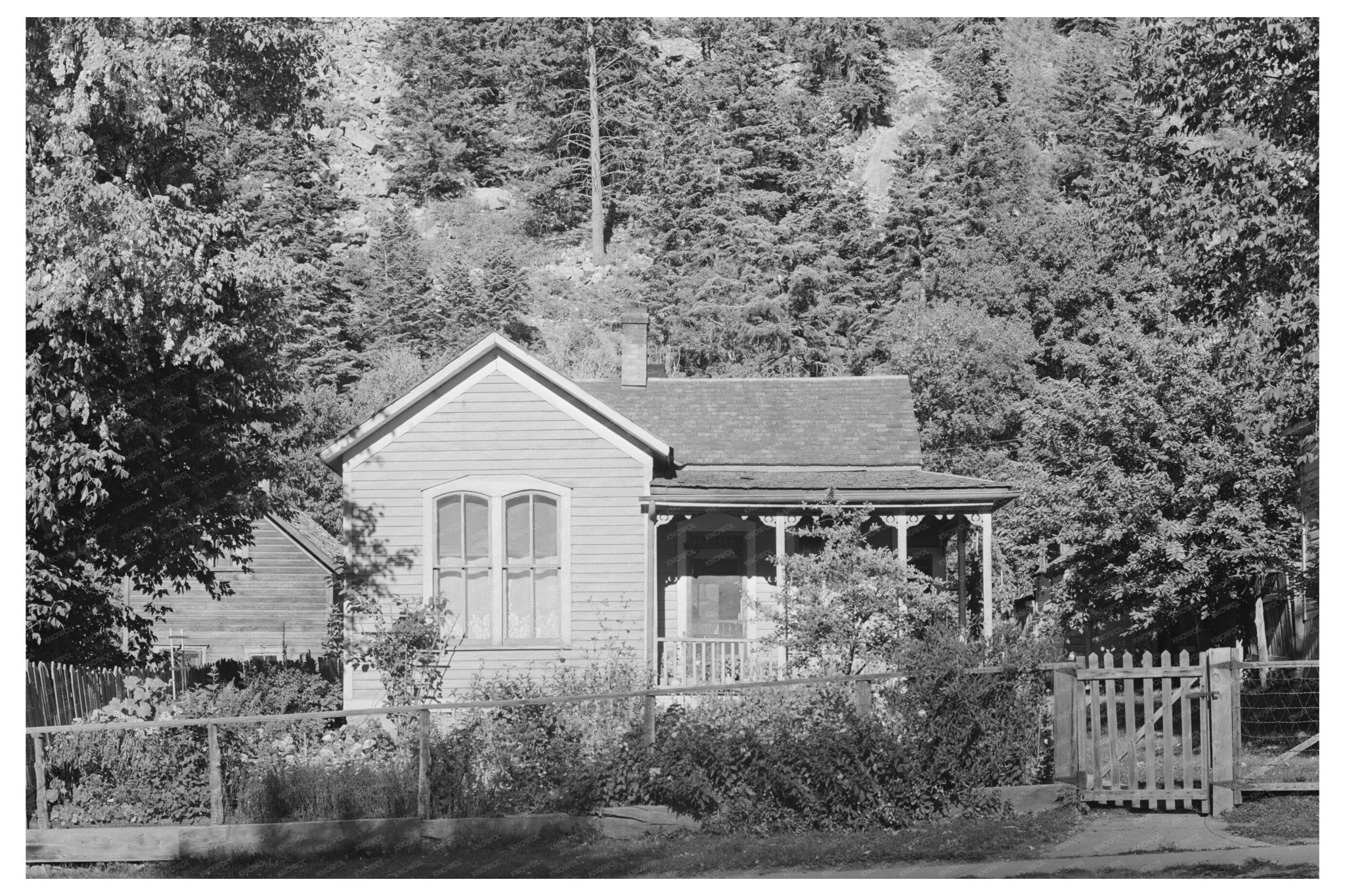 Cottage Home in Ouray Colorado September 1940 - Available at KNOWOL