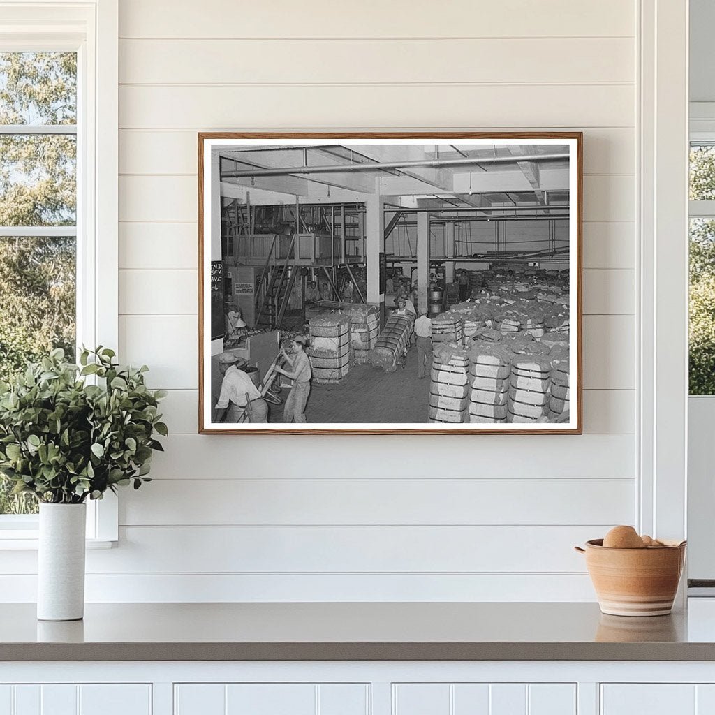 Cotton Compress Warehouse in Houston Texas 1939 - Available at KNOWOL