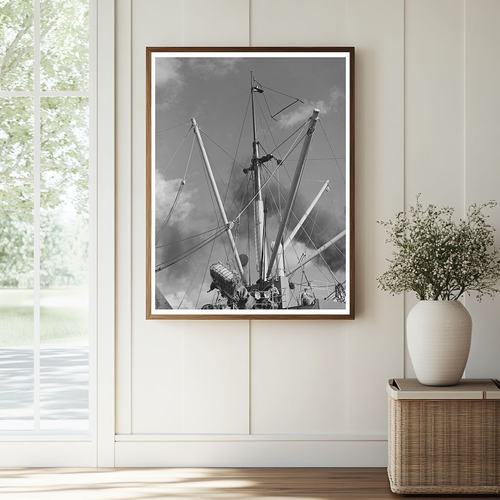 Cotton Export Loading at Port of Houston October 1939 - Available at KNOWOL