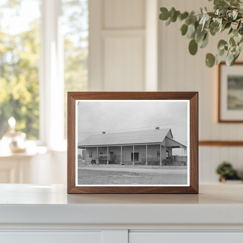 Cotton Gin at Lake Dick Project Jefferson County 1938 - Available at KNOWOL
