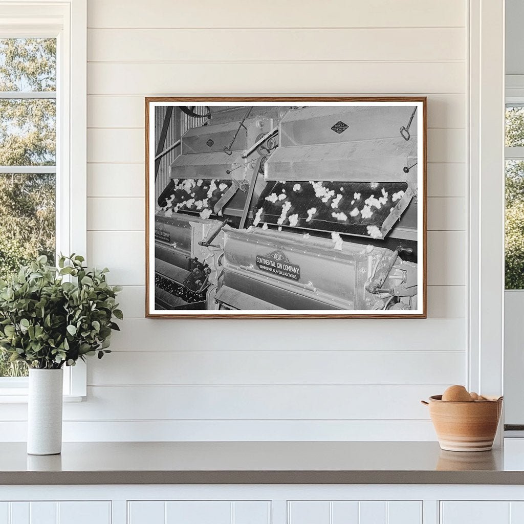 Cotton Ginning at Lake Dick Project Arkansas 1938 - Available at KNOWOL