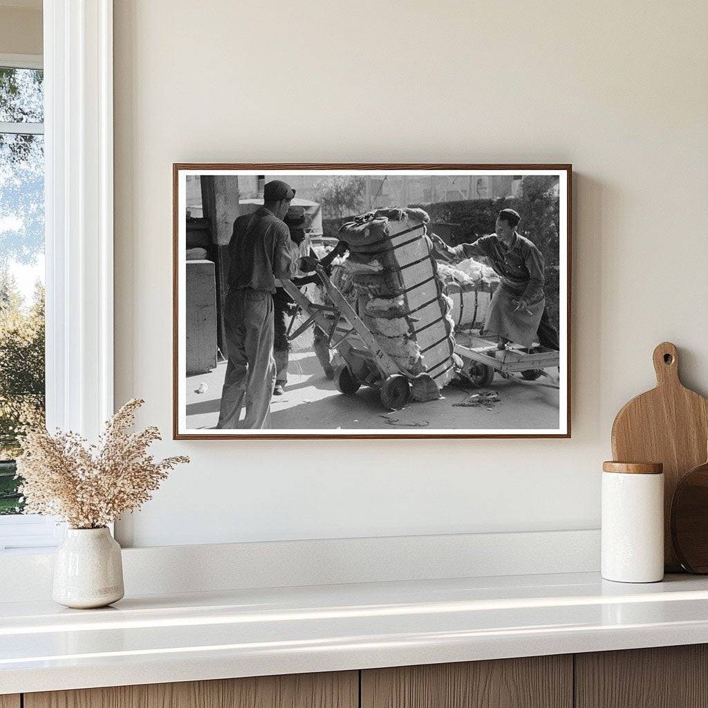 Cotton Loading at Houston Compress October 1939 - Available at KNOWOL