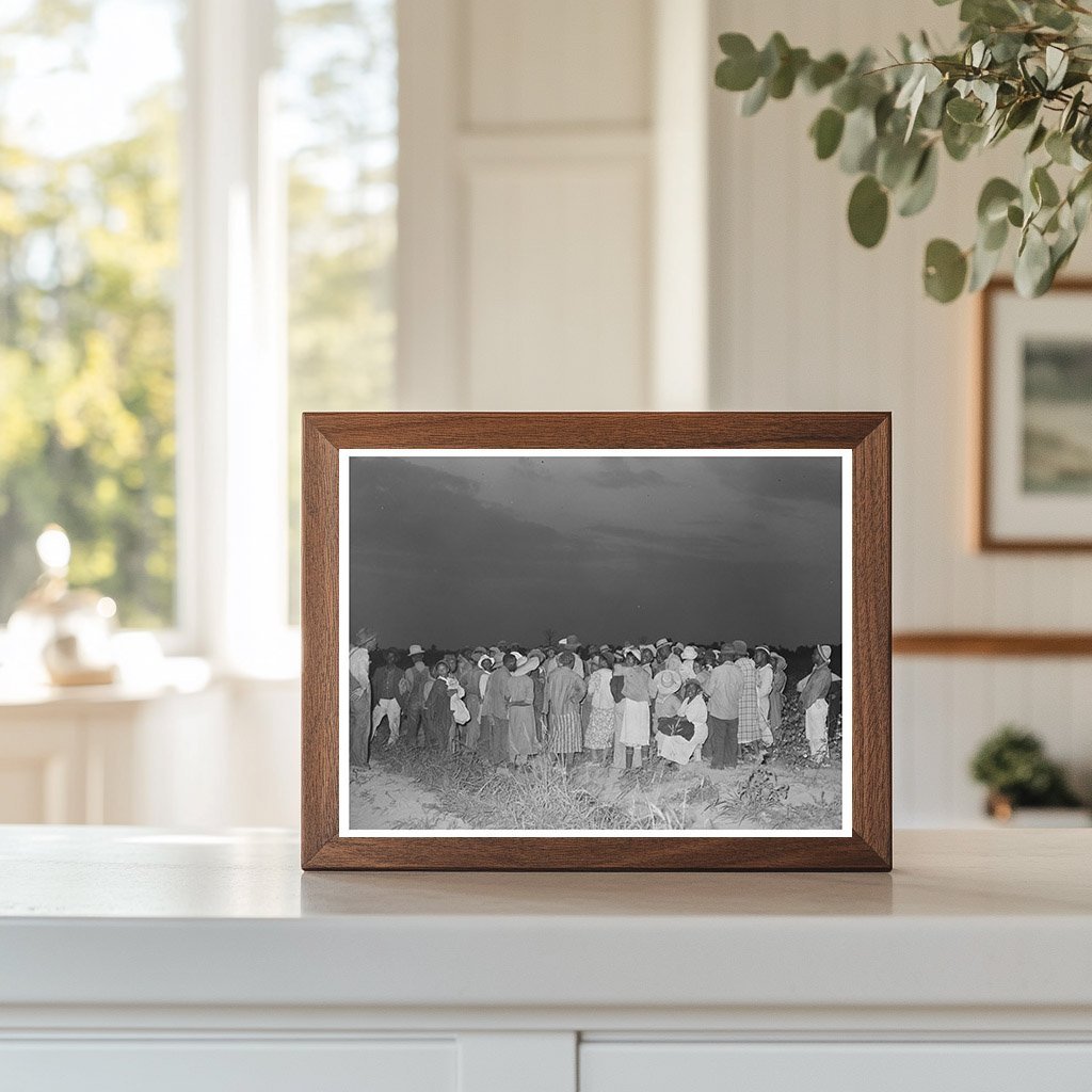 Cotton Pickers Await Payment Lake Dick Project 1938 - Available at KNOWOL