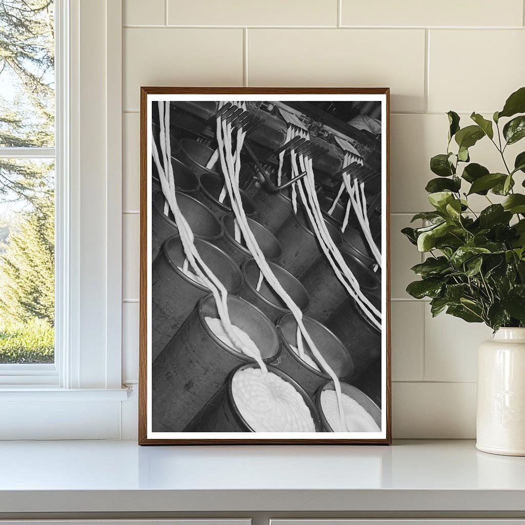 Cotton Rope Processing at Laurel Cotton Mills 1939 - Available at KNOWOL