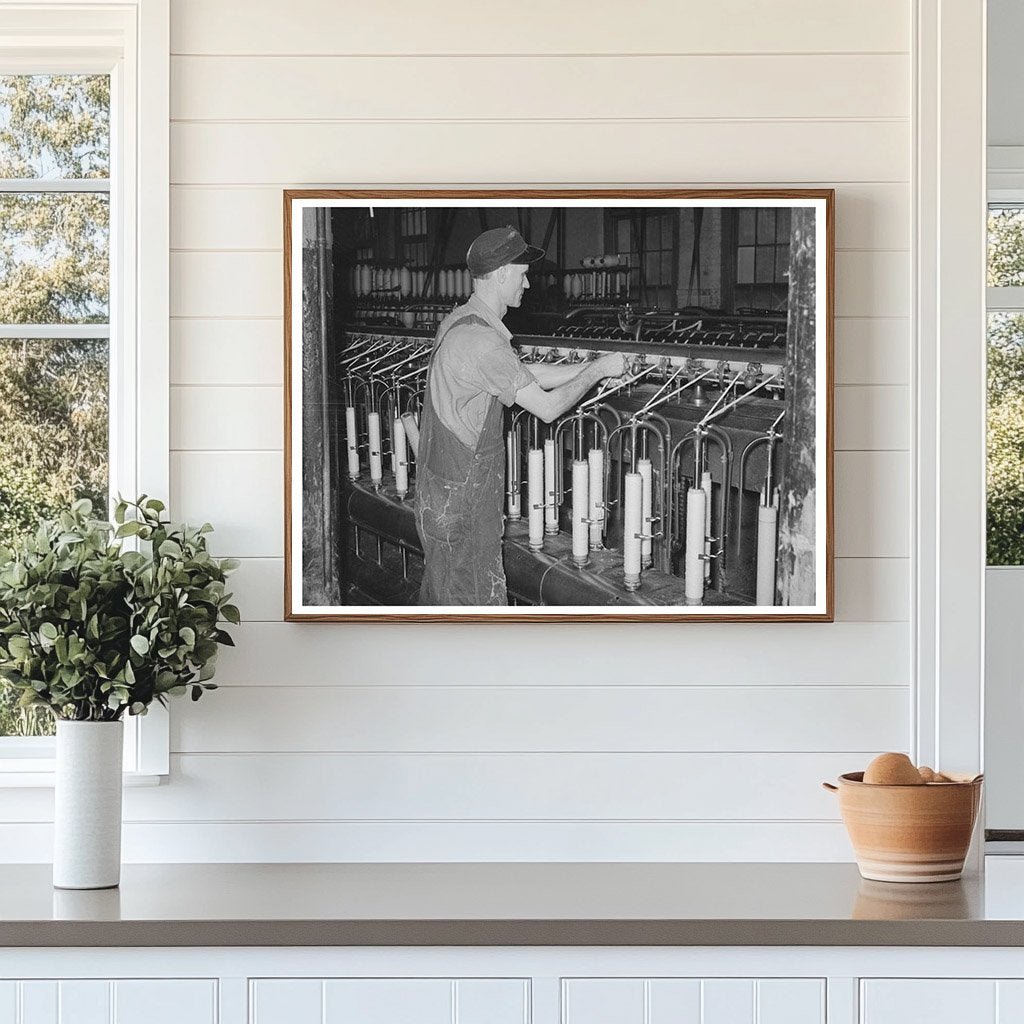 Cotton Rope to Thread Process Laurel Cotton Mills 1939 - Available at KNOWOL