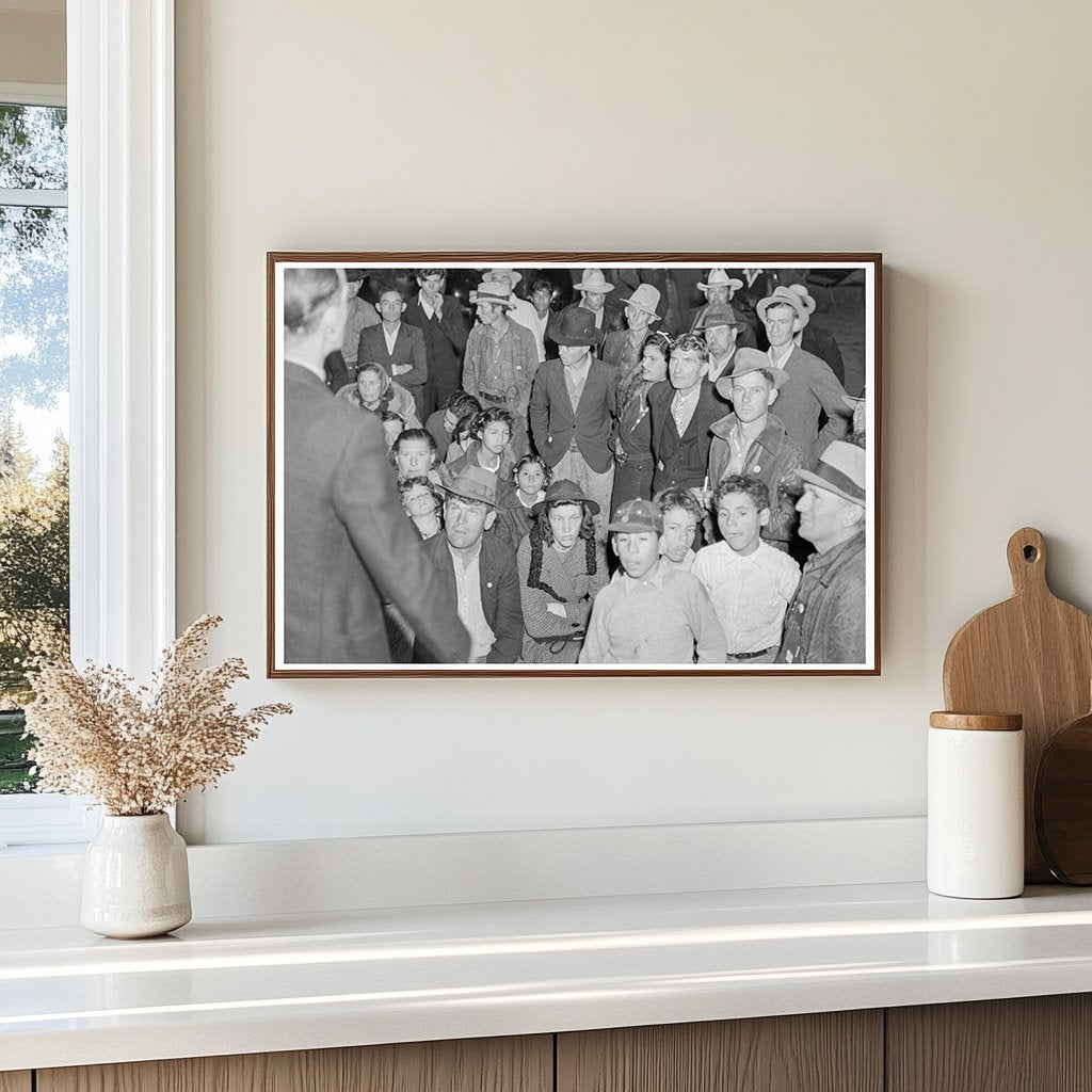 Cotton Strikers Night Meeting Kern County 1939 - Available at KNOWOL