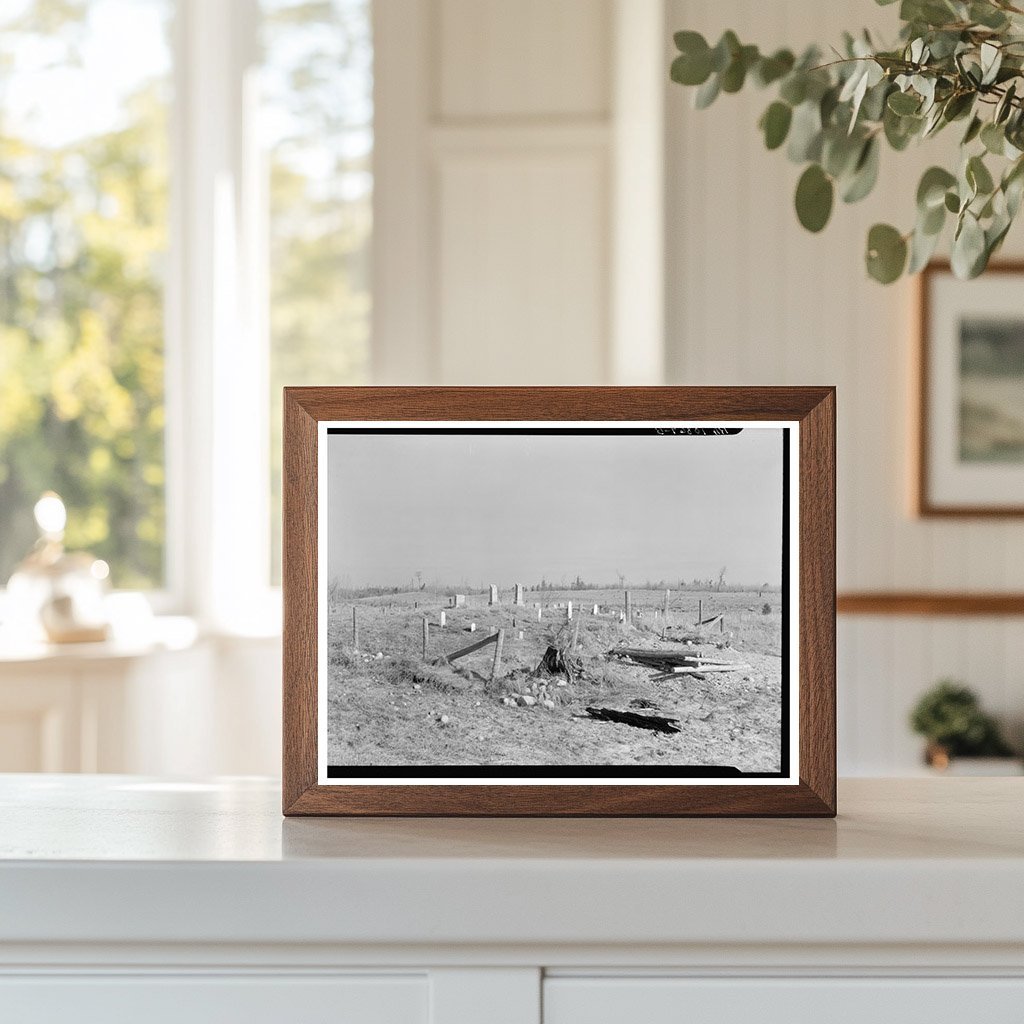 Country Graveyard in Tipler Wisconsin May 1937 - Available at KNOWOL