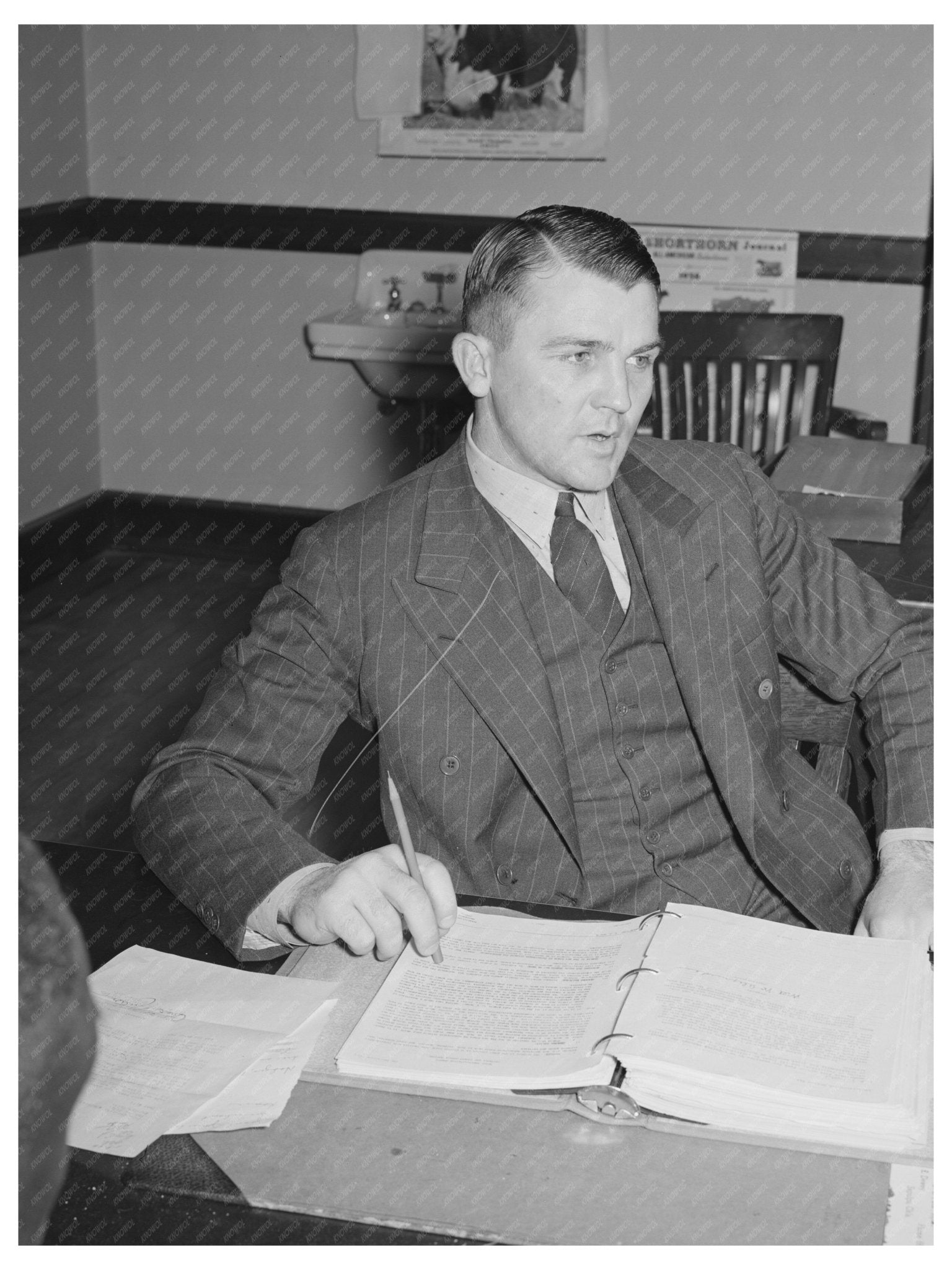 County Farm Security Administrator in Sapulpa Oklahoma 1940 - Available at KNOWOL