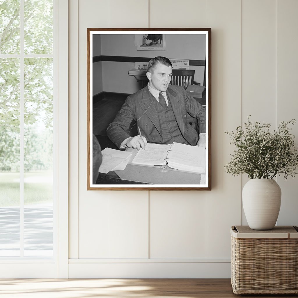 County Farm Security Administrator in Sapulpa Oklahoma 1940 - Available at KNOWOL