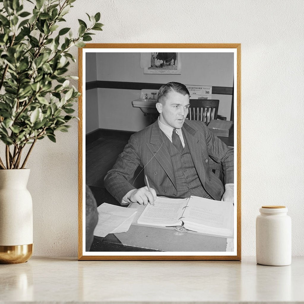 County Farm Security Administrator in Sapulpa Oklahoma 1940 - Available at KNOWOL