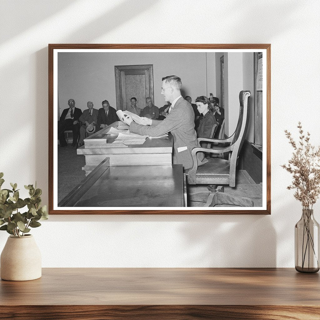 County Judge Meeting on WPA Funding San Augustine 1939 - Available at KNOWOL