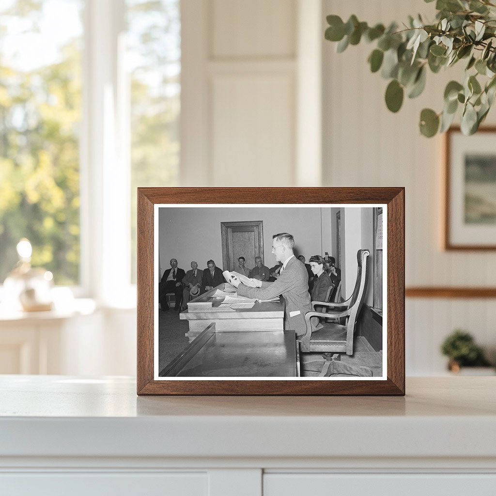 County Judge Meeting on WPA Funding San Augustine 1939 - Available at KNOWOL