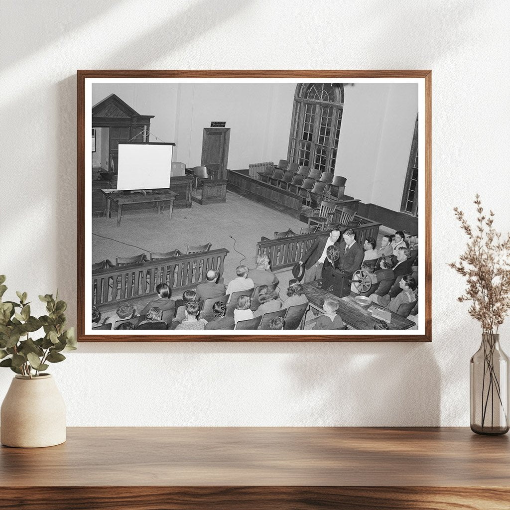 Courtroom Scene in San Augustine Texas April 1939 - Available at KNOWOL