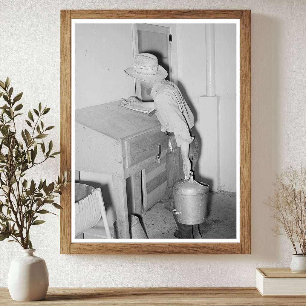 Cow Milk Weight Record at Casa Grande Valley Farms 1940 - Available at KNOWOL