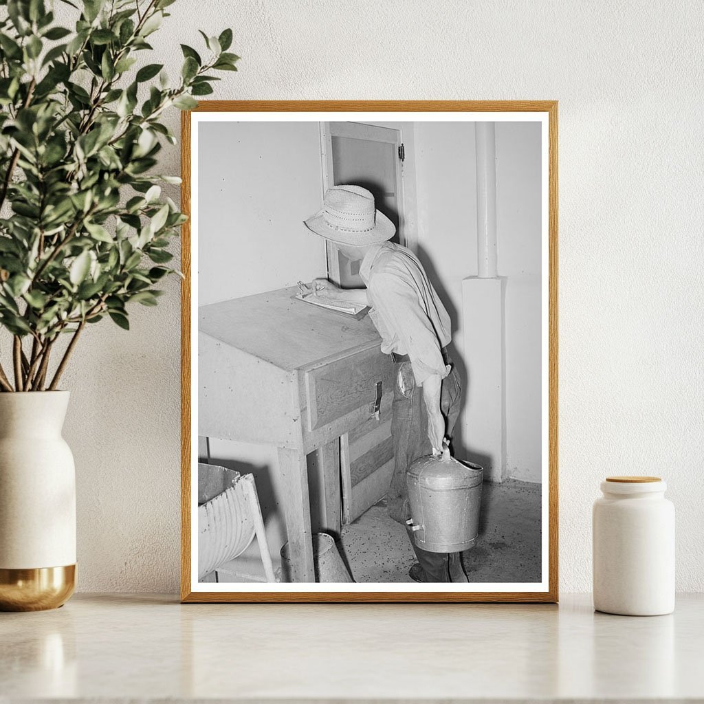 Cow Milk Weight Record at Casa Grande Valley Farms 1940 - Available at KNOWOL