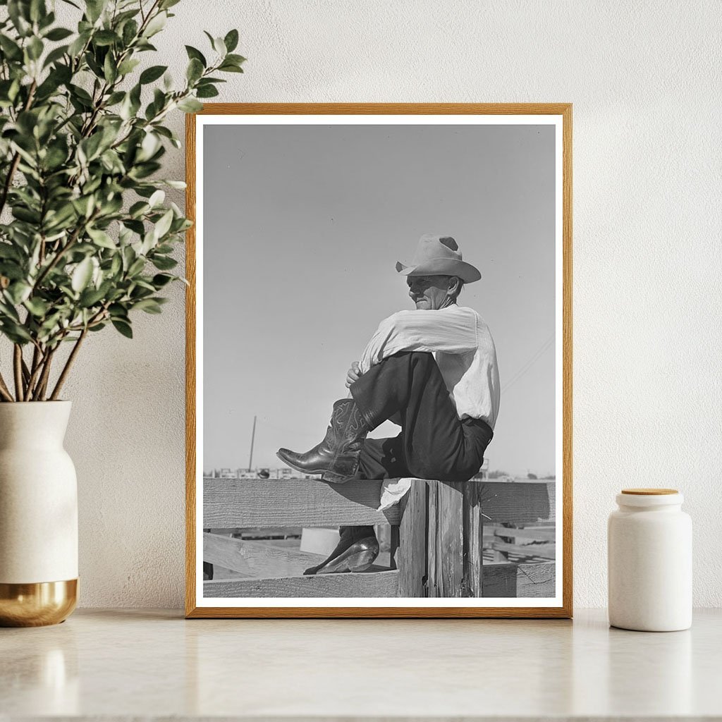 Cowboy at Imperial County Fair El Centro March 1942 - Available at KNOWOL