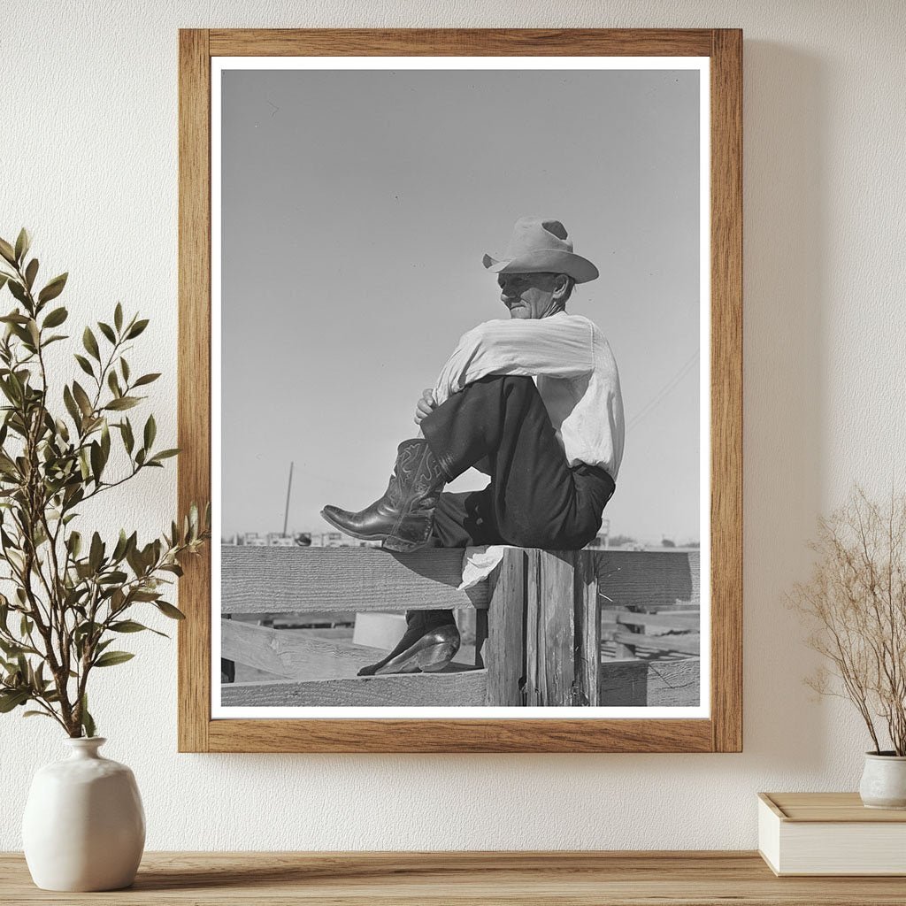 Cowboy at Imperial County Fair El Centro March 1942 - Available at KNOWOL