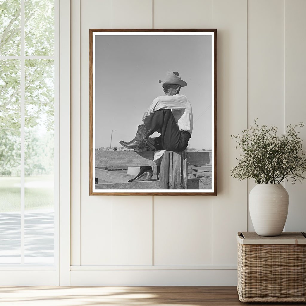 Cowboy at Imperial County Fair El Centro March 1942 - Available at KNOWOL