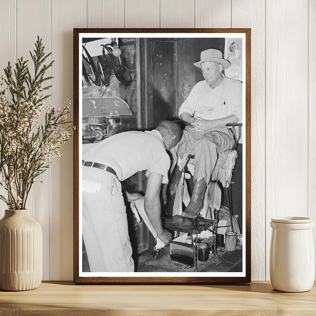 Cowboy Boots Close - Up San Augustine Texas April 1939 - Available at KNOWOL