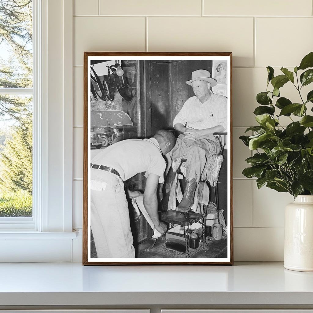 Cowboy Boots Close - Up San Augustine Texas April 1939 - Available at KNOWOL