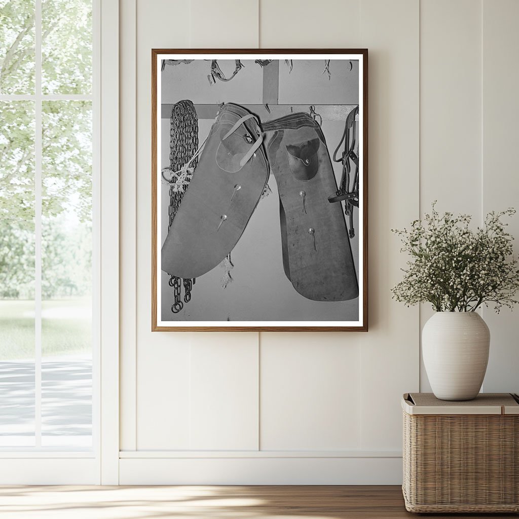 Cowboy Chaps in Ranch Supply Store Alpine Texas May 1939 - Available at KNOWOL